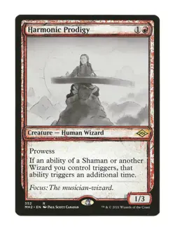 Harmonic Prodigy MTG Creature Card Modern Horizons 2 1x NM Magic the Gathering - Image 1