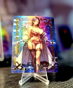 Minamoto-no-Raikou Fate GRAND ORDER Goddess Story Doujin Holo Card Anime Waifu - Image 1
