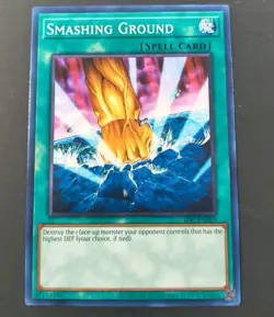 Yu-Gi-Oh! Invasion Of Chaos Smashing Ground Common Spell Card IOC-EN093 NM - Image 1
