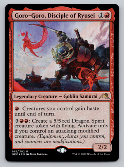Goro-Goro, Disciple of Ryusei FOIL - Kamigawa: Neon Dynasty MTG - Image 1