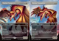 1x Clarion Conqueror - Foil - Borderless - Tarkir: Dragonstorm - Near Mint, Engl - Image 1