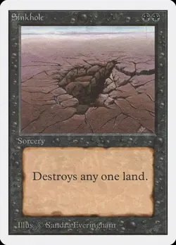 Sinkhole Unlimited Edition HP MTG - Image 1