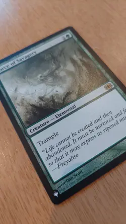 Force of Savagery 126/180 The List Magic the Gathering card - Image 1