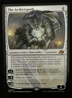 MTG The Aetherspark Near Mint DFT Mythic #231 - Image 1