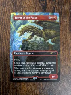 Terror of the Peaks Promo - MTG - Collection - MP - Retail value $155-215 - Image 3