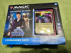 Magic The Gathering Universes Beyond Doctor Who Commander Deck Masters of Evil - Image 1