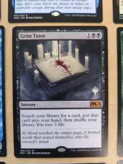 Magic the Gathering MTG Grim Tutor Promo Collection - Image 2