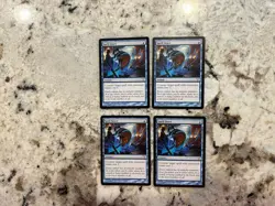 Mtg Spell Snare x4 - Magic the Gathering Spell Snare Dissension Playset LP - Image 1