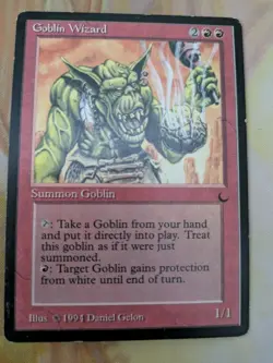 Goblin Wizard x4 The Dark Magic The Gathering MTG LP - Image 4