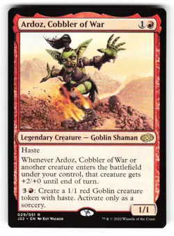 Ardoz, Cobbler of War #29 (NM) (Non-Foil) (J22) Magic MTG - Image 1