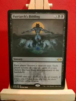 Patriarch's Bidding Etched FOIL - Modern Horizons 2 - Rare - NM - MTG - Image 1