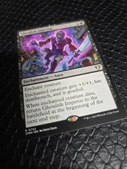 GHOULISH IMPETUS 732 Commander Masters MTG Magic NM - Image 1