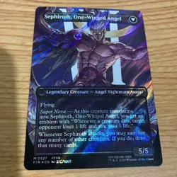 Sephiroth, Fabled SOLDIER Surge Foil - MTG Final Fantasy English Borderless NM - Image 2