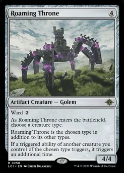 🧙Roaming Throne R 0258 LCI Lost Caverns Of Ixalan MTG - Image 1