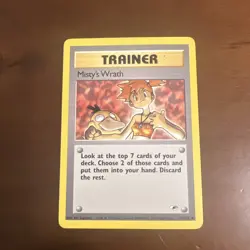 Pokemon TCG Misty's Wrath 114/132 Gym Heroes Regular - Image 1