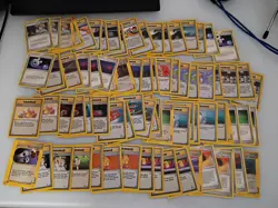 Vintage Pokemon Trainer Cards lot of 81 Mostly NM/LP - Image 1