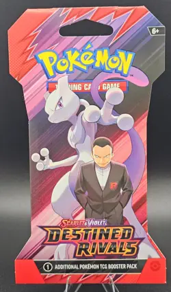 Pokemon Destined Rivals Sleeved Booster Pack Sealed - 10 Cards! ⚔ Random Art - Image 1