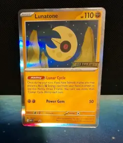 Lunatone MEP-004 Prerelease Stamped Promo Pokemon TCG Mega Evolution NM - Image 1
