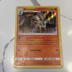 Arcanine 6/18 - Holo Rare - Detective Pikachu - LP - Pokemon TCG - Image 1