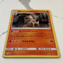Arcanine 6/18 - Holo Rare - Detective Pikachu - LP - Pokemon TCG - Image 3