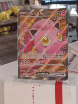 POKEMON TWILIGHT MASQUERADE SCREAM TAIL EX 197/167 FULL ART SV06 ULTRA RARE NM+ - Image 1