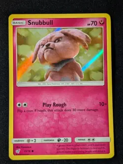 Snubbull 15/18 - Detective Pikachu Holo LP Pokemon TCG - Image 1