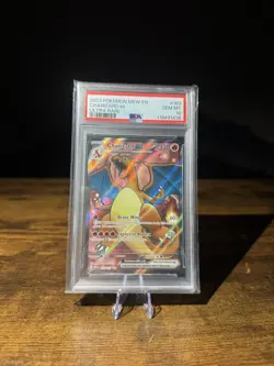 2023 POKEMON MEW EN-151 #183 CHARIZARD ex ULTRA RARE PSA 10 - Image 1