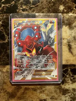 Volcanion EX 115/114 Steam Siege Pokemon TCG Secret Rare Excellent Condition - Image 1