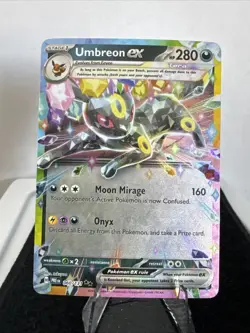 Umbreon EX 60/131 Double Rare Pokemon TCG Prismatic Evolutions NM - Image 1