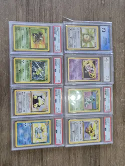1st Edition Pokemon Jungle Master Set Partially Graded - Image 3