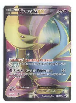 2012 Pokemon XY Boundaries Crossed Cresselia EX Rare Ultra #143/149 - Image 1