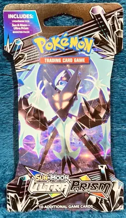 1 Pack ~ Pokemon - Sun & Moon Ultra Prism Booster Pack SEALED W/ Cardboard - Image 1