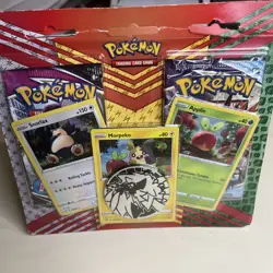 Pokemon 2-Pack Blister Snorlax Morpeko Applin Promo FUSION STRIKE CHILLING REIGN - Image 1