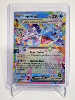 Pokemon TCG Lapras ex - 032/142 - SV07: Stellar Crown SV07 - Double Rare - NM - Image 1
