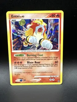 Pokemon TCG - Entei lv.43 4/132 Ice Holo - Secret Wonders - Image 1