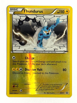 Pokemon TCG Thundurus BW41 Reverse Holo Promo Black and White Promos - Image 1