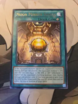 Yugioh! Moon Mirror Shield - Unlimited ed Rare - CROS-EN081 - LP - Image 1