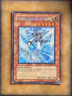 Yugioh Tethys, Goddess of Light CRMS-EN095 Secret Rare NM - Image 1