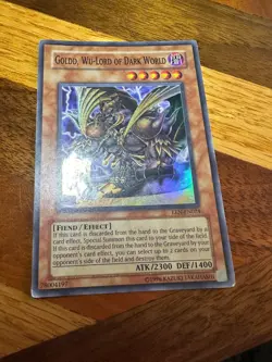 Goldd, Wu-Lord of Dark World EEN-EN024 Unlimited Edition Super Rare PL + BONUS - Image 1