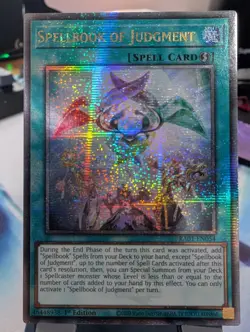YuGiOh! Spellbook of Judgment RA01-EN054 Quarter Century Rare 1st Ed - Image 1