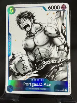 One Piece Starter Deck 22: Ace & Newgate #ST22-010 Portgas.D.Ace (Parallel) - Image 1