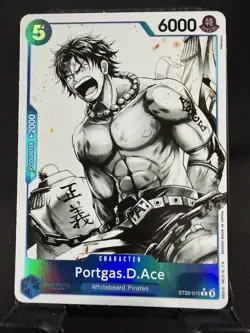 One Piece Starter Deck 22: Ace & Newgate #ST22-010 Portgas.D.Ace (Parallel) - Image 1