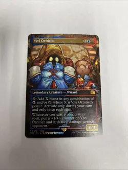 Vivi Ornitier Borderless Chocobo Track Foil Card #0570 MTG LP - Image 1