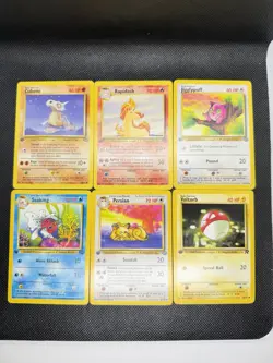 vintage pokemon 1st edition Jungle Lot Bundle 6 Card - Image 1