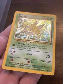 Pokemon Scyther TCG Jungle Set Holo Rare Card 10/64 Vintage Unlimited - Image 4