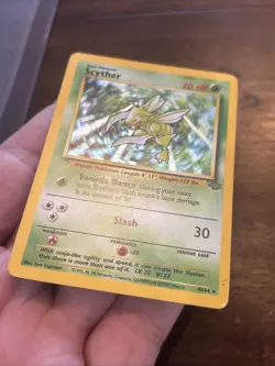 Pokemon Scyther TCG Jungle Set Holo Rare Card 10/64 Vintage Unlimited - Image 5