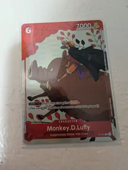 Monkey.D.Luffy (Gift Collection 2023) P-001 One Piece Promotion Cards Foil - Image 1