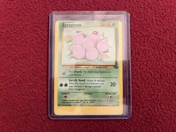 Pokemon MISCUT ERROR Exeggcute 52/64 Jungle Unlimited Card MP - Image 1