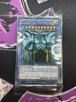 Yugioh LC01 Oblelisk Slifer Ra Egyptian Gods 1996 6 Cards Total New SEALED - Image 1