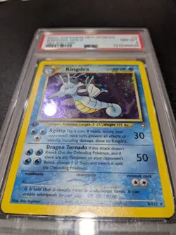 PSA 8 Kingdra Neo Genesis Holo First Edition Pokemon Card 8/111 - Image 2